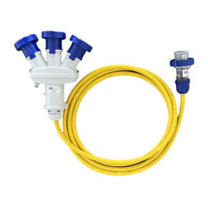 3 Way 16A Adaptor Lead